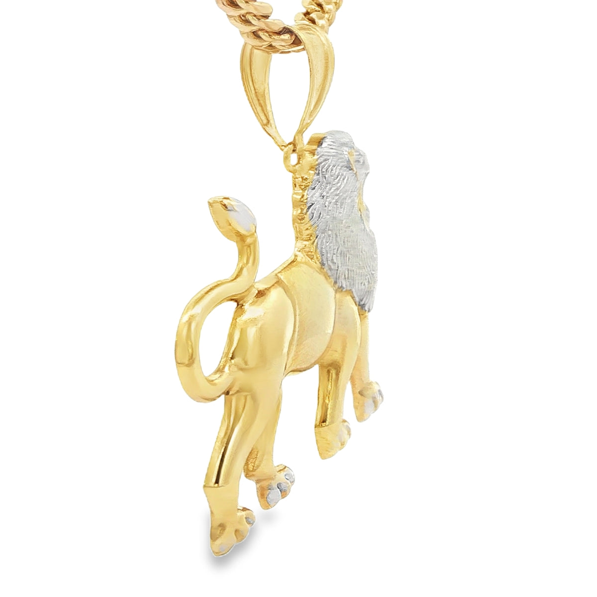 14 KARAT CHARM WEIGHT: 6.5G : LION FULL BODY