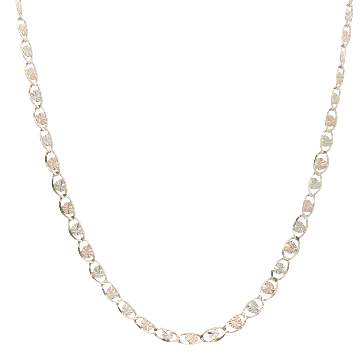 14 KARAT CHAIN STARBURST TRI COLOR