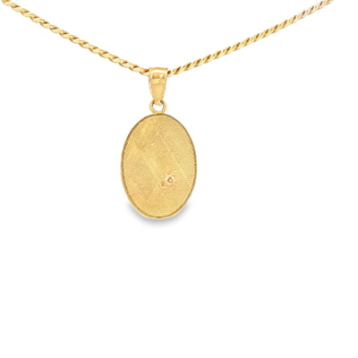 14K   PENDENT MEDAL 3TONE