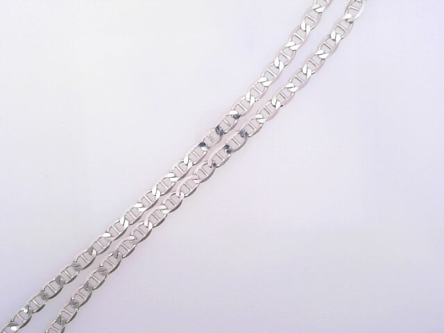 .925 STERLING SILVER MARINE CHAIN LENGTH 22 WEIGHT