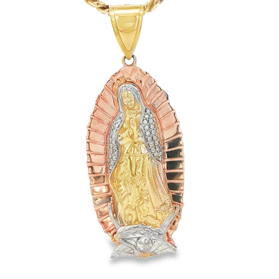 14KP 11.9G GUADALUPE CZ 2TONE STAND ALONE