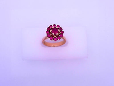 14 KARAT RING SIZE 6.25 WEIGHT: 4.7 : NATURAL SAPH