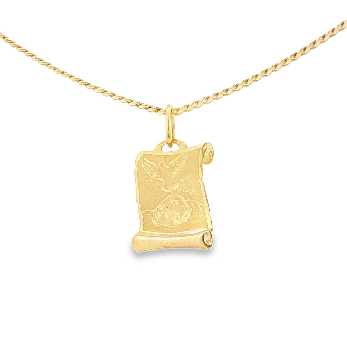 14K  PENDENT  BAPTISM  CERTIFICATE