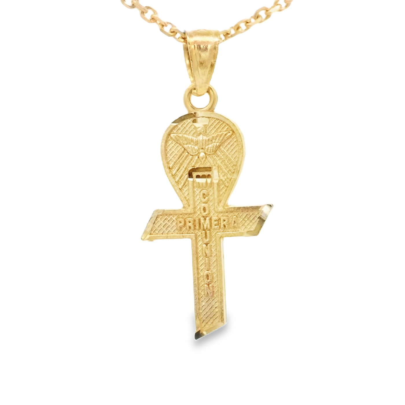 14K   PENDANT COMUNIONCROSS ESPIRITUSANTO