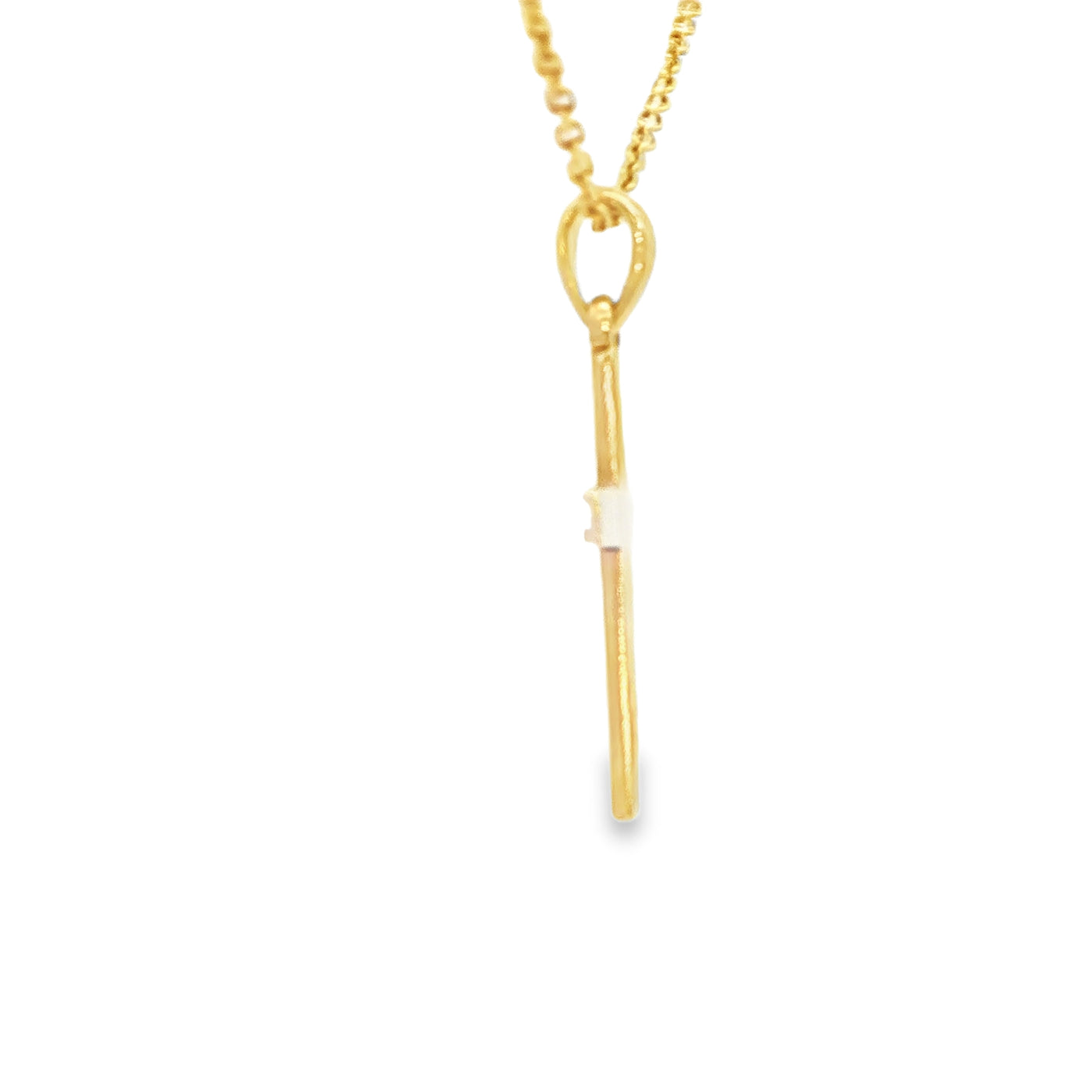 14 KARAT CHARM DIOS ME BENDIGA BLACK RED AZABACHE