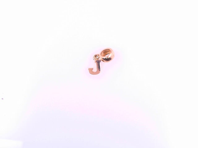 PENDANT 14K J Letter 0.7g BailRing