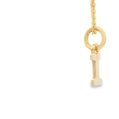 PENDENT14K LETTER ''I''