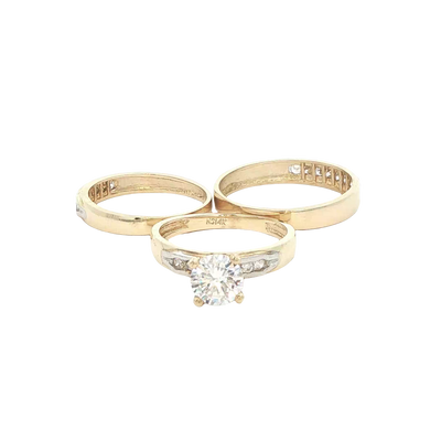14 KARAT RING SIZE 7 WEIGHT: 3.2G SIZE/ OTHER: 3.5