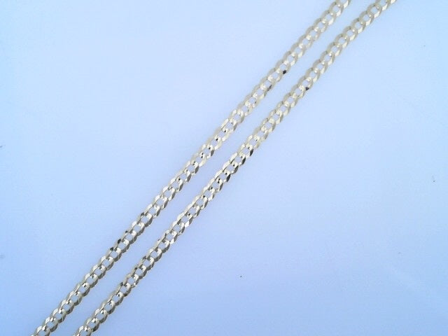 14 KARAT CUBAN ITALIAN CURB CHAIN LENGTH: 20 WEIGH