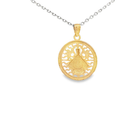 PENDANT 14K Y/W CaridadCrobre