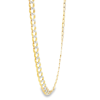 14 KARAT CUBAN MIAMI CHAIN DC PAVE