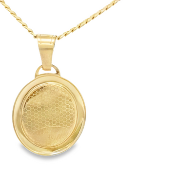 14KP PENDANT COMMUNION CHILD COLOR
