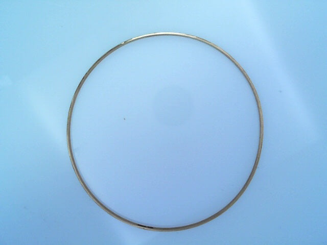 BRACELET 14KB 5.0G 2.1MM BANGLE PLAIN