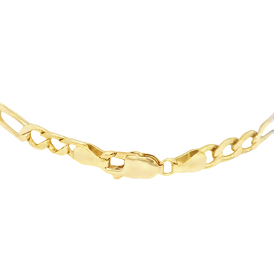 14K Figaro ID Bracelet