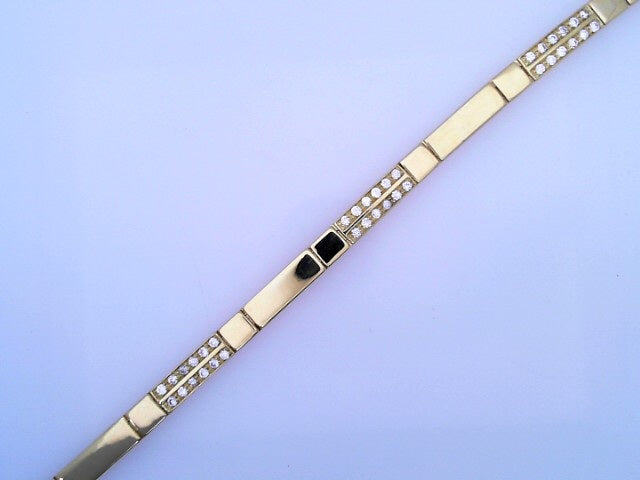 14 KARAT BYZANTINE BRACELET LENGTH 7.5 WEIGHT: 23.