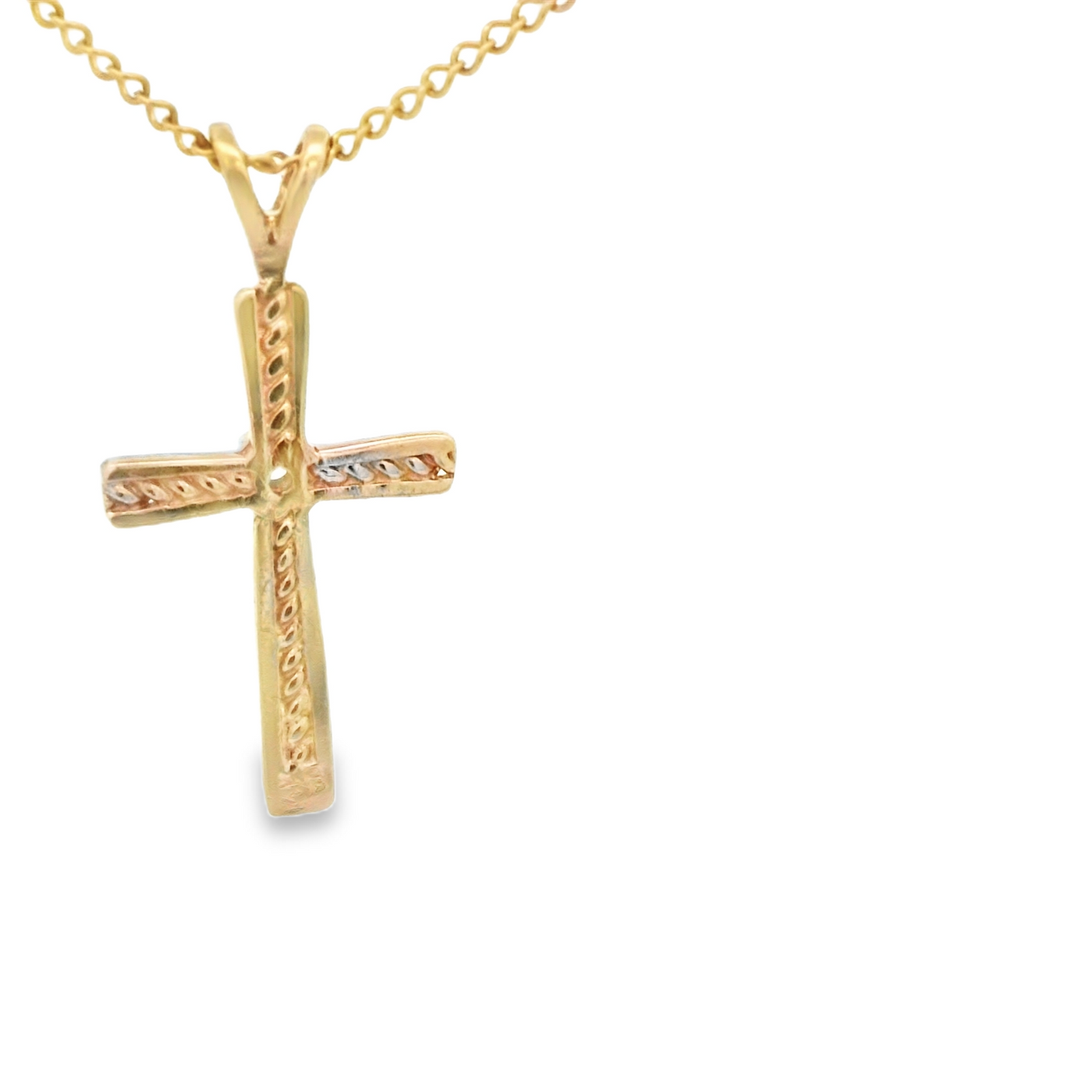 14 KARAT CHARM GUADALUPE ROUND DC STARBURST