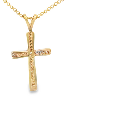 14 KARAT CHARM GUADALUPE ROUND DC STARBURST