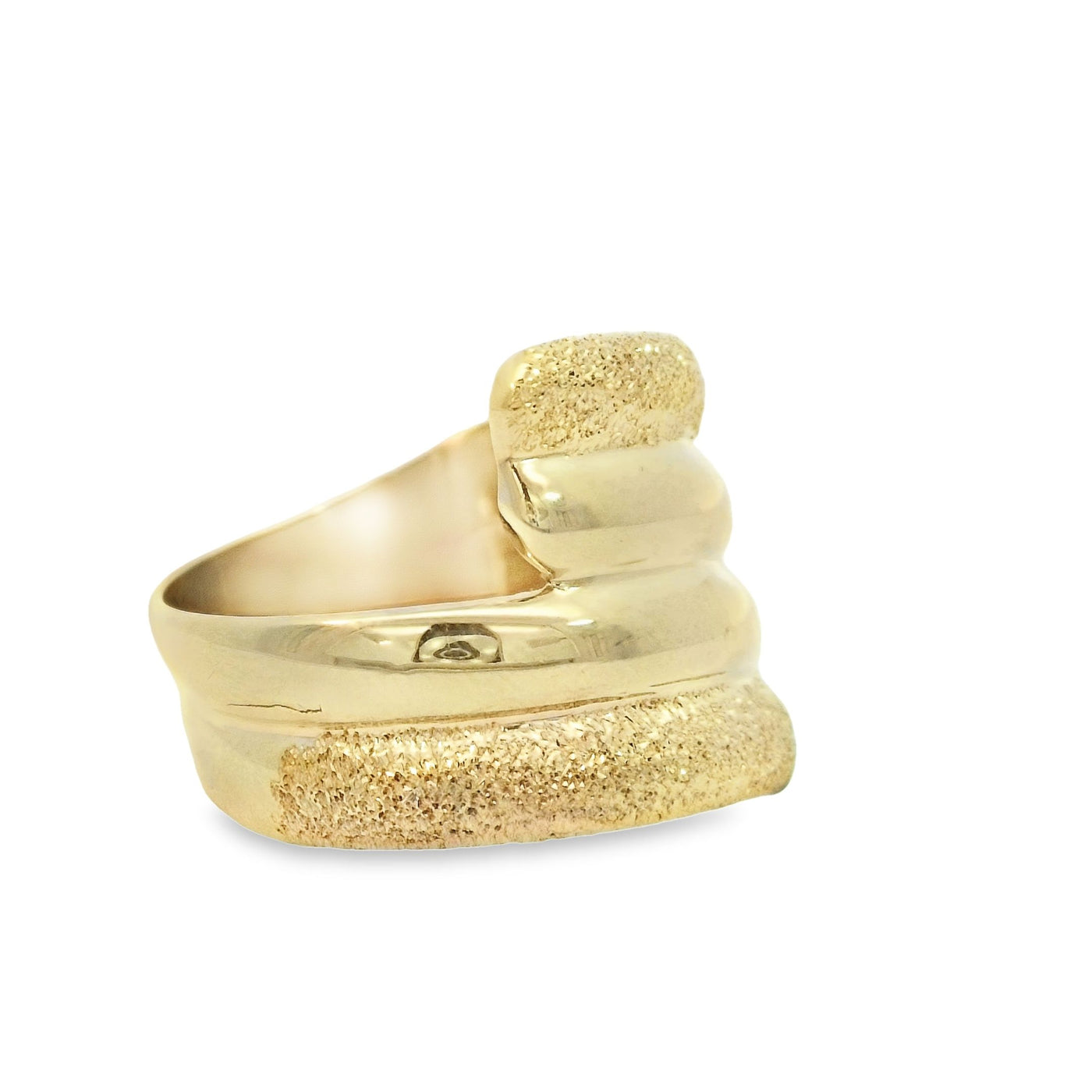 14K Free Form Ring Size 10.25