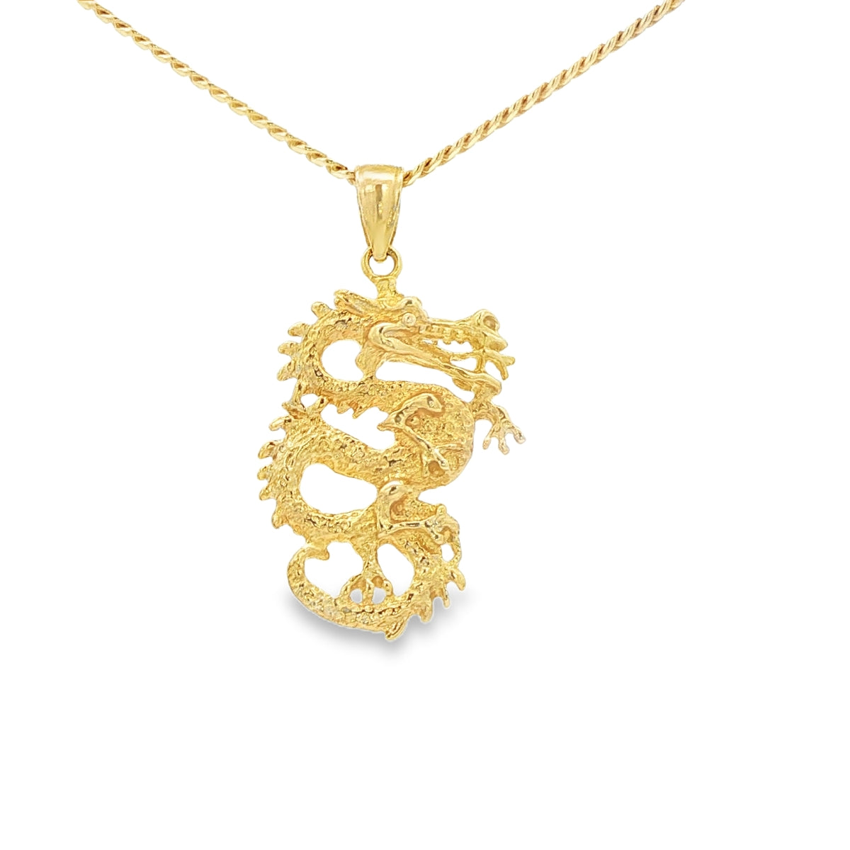 PENDANT 14K Dragon 3.0g 3D