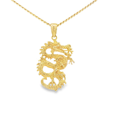 PENDANT 14K Dragon 3.0g 3D