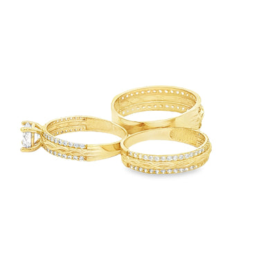 14 Karat Ring Size 7.5 Weight: 1.7G : 4MM CZ INFIN