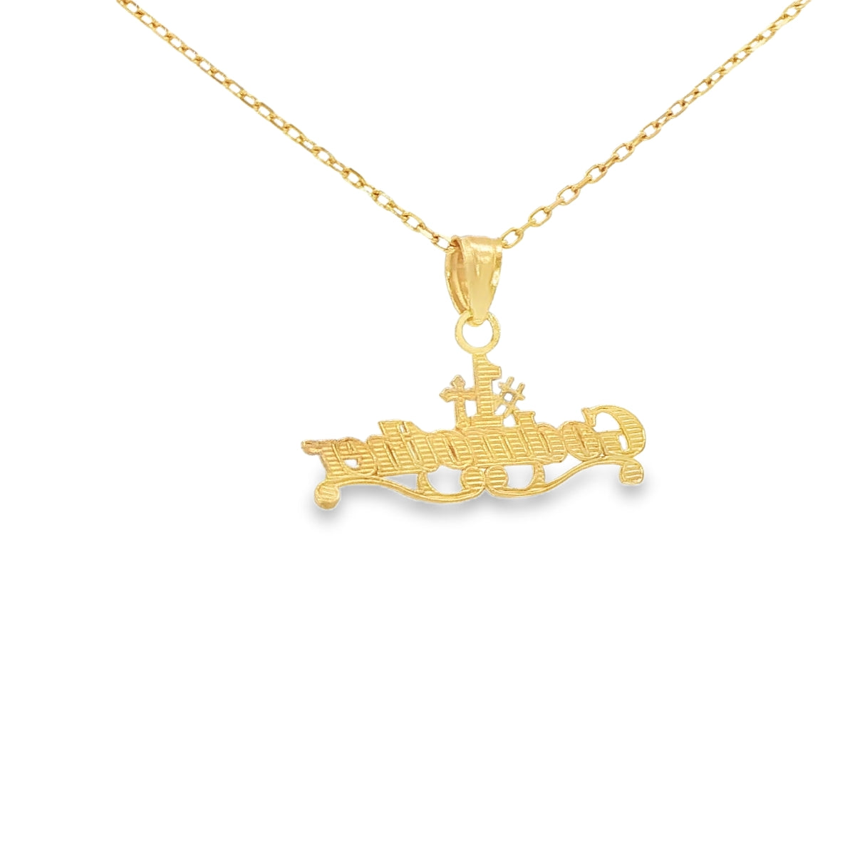 PENDANT 14K Godmother #1 2TONE