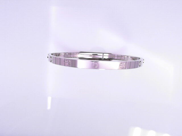 14KBW 20.6G STYLE CARTIER BANGLE WHITE