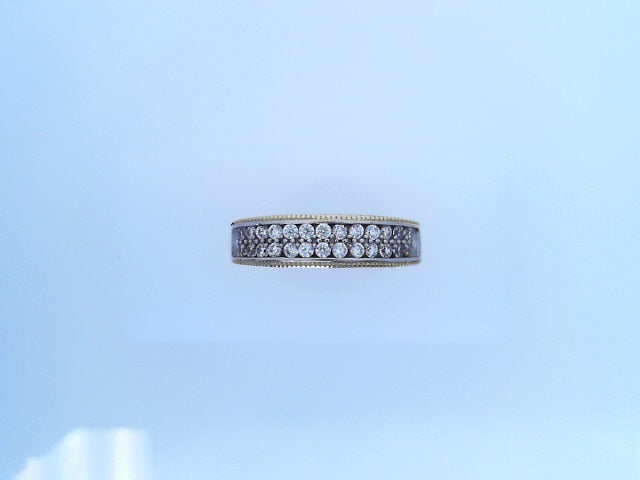14 KARAT RING SIZE 10.5 WEIGHT: 3.7G
5.5MM CZ DOU