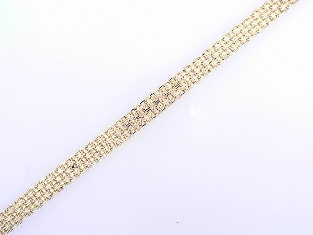 18 KARAT BRACELET LENGTH 7.5 WEIGHT: 5.2 : 4.6MM B