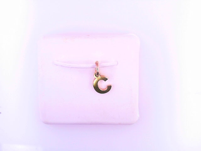 PENDANT 14K 0.5G LETTER C TINY