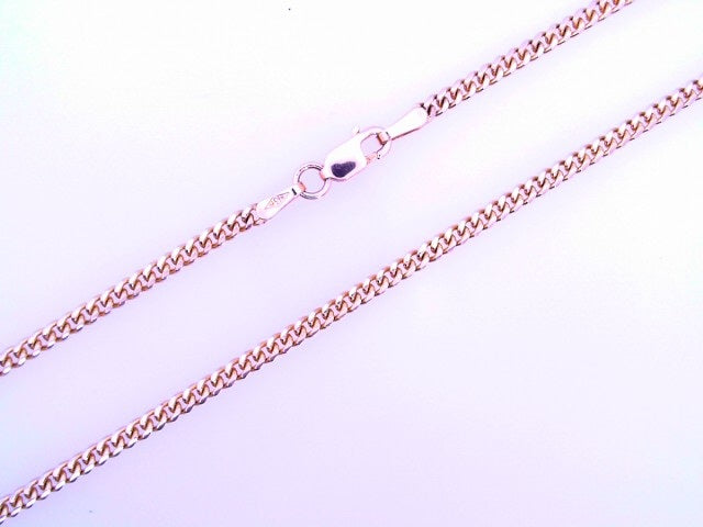 14 KARAT CUBAN ITALIAN CURB CHAIN LENGTH: 24 WEIGH