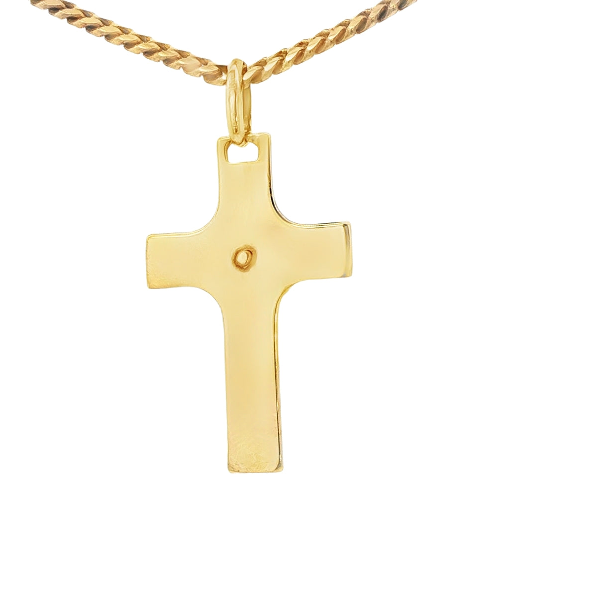 14K  PENDENT 3.0G  JESUS CROSS STRIPES