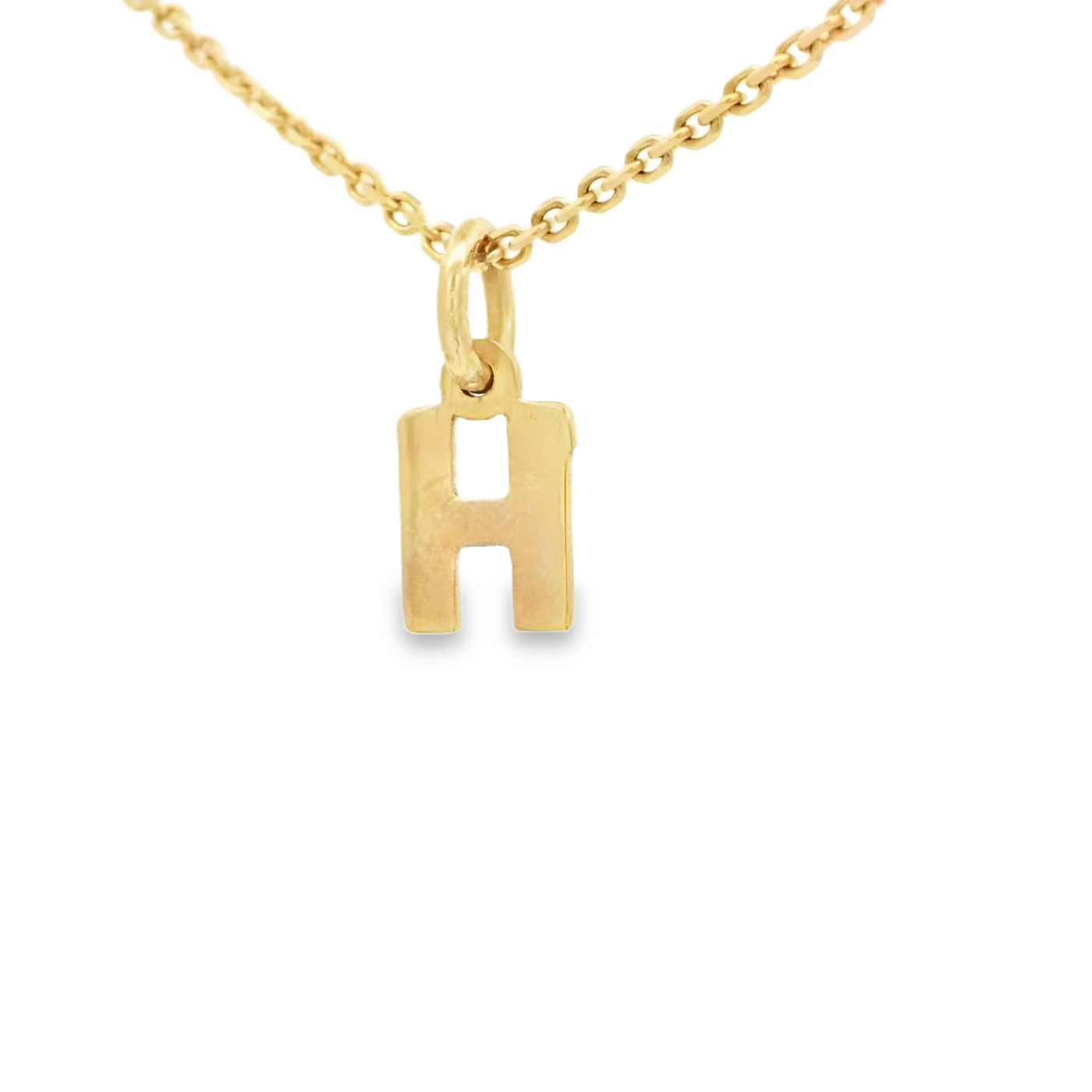 PENDANT 14K LETTER H