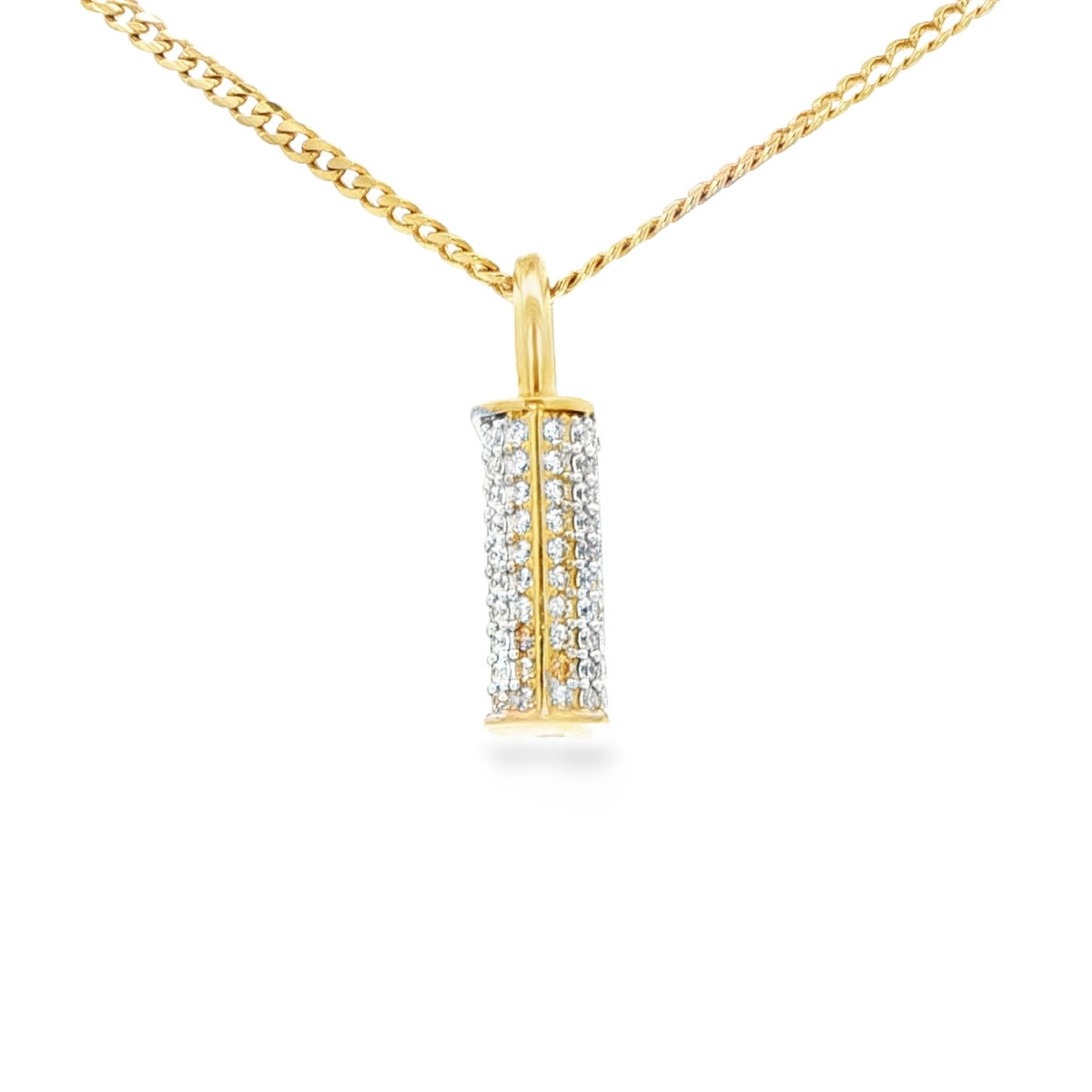 14 KARAT DIAMOND CUT CHARM WEIGHT: 0.9G
CROSS DC