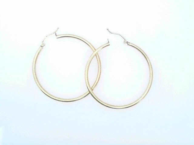 EARRINGS 14 KARAT MEDIUM HOOP EARRINGS WEIGHT: 2.6