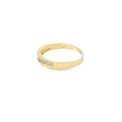 14 KARAT RING SIZE 6.75 WEIGHT: 2.0G : 2.8MM CZ HA