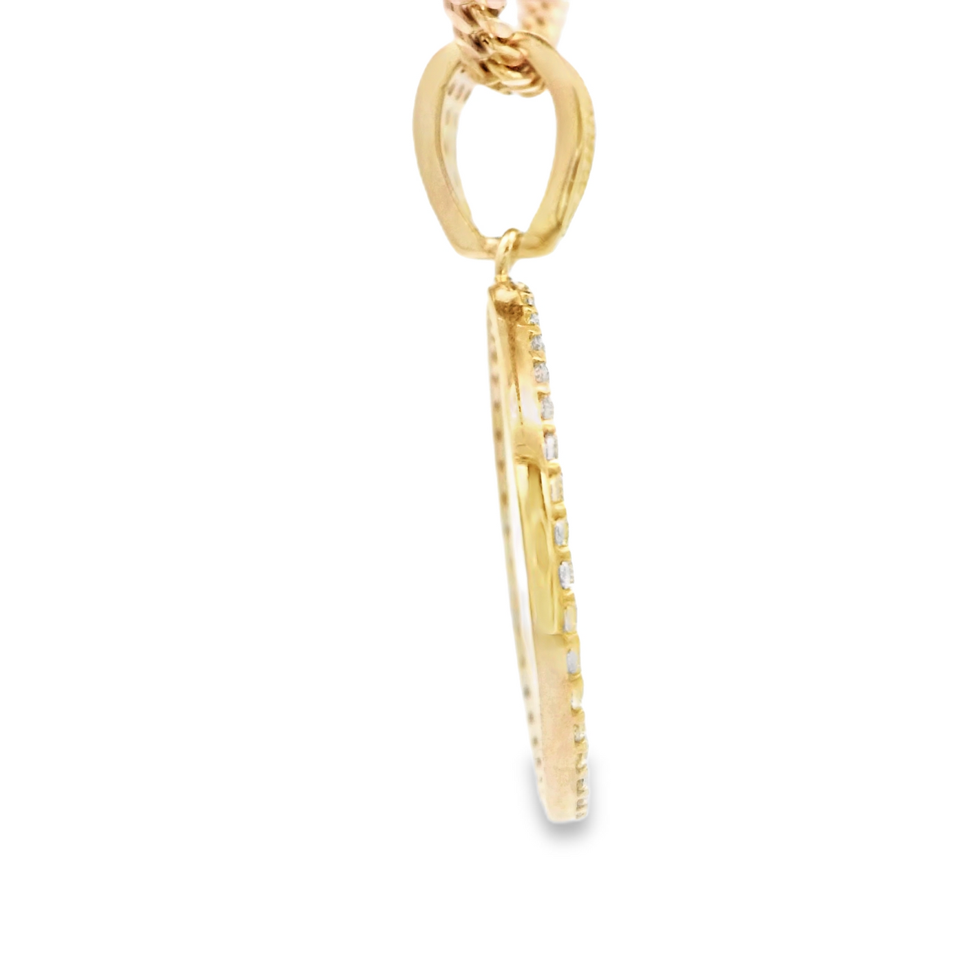 14K PENDENT 3.7G CARDIDAD CZ CARIDAD DEL COBRE