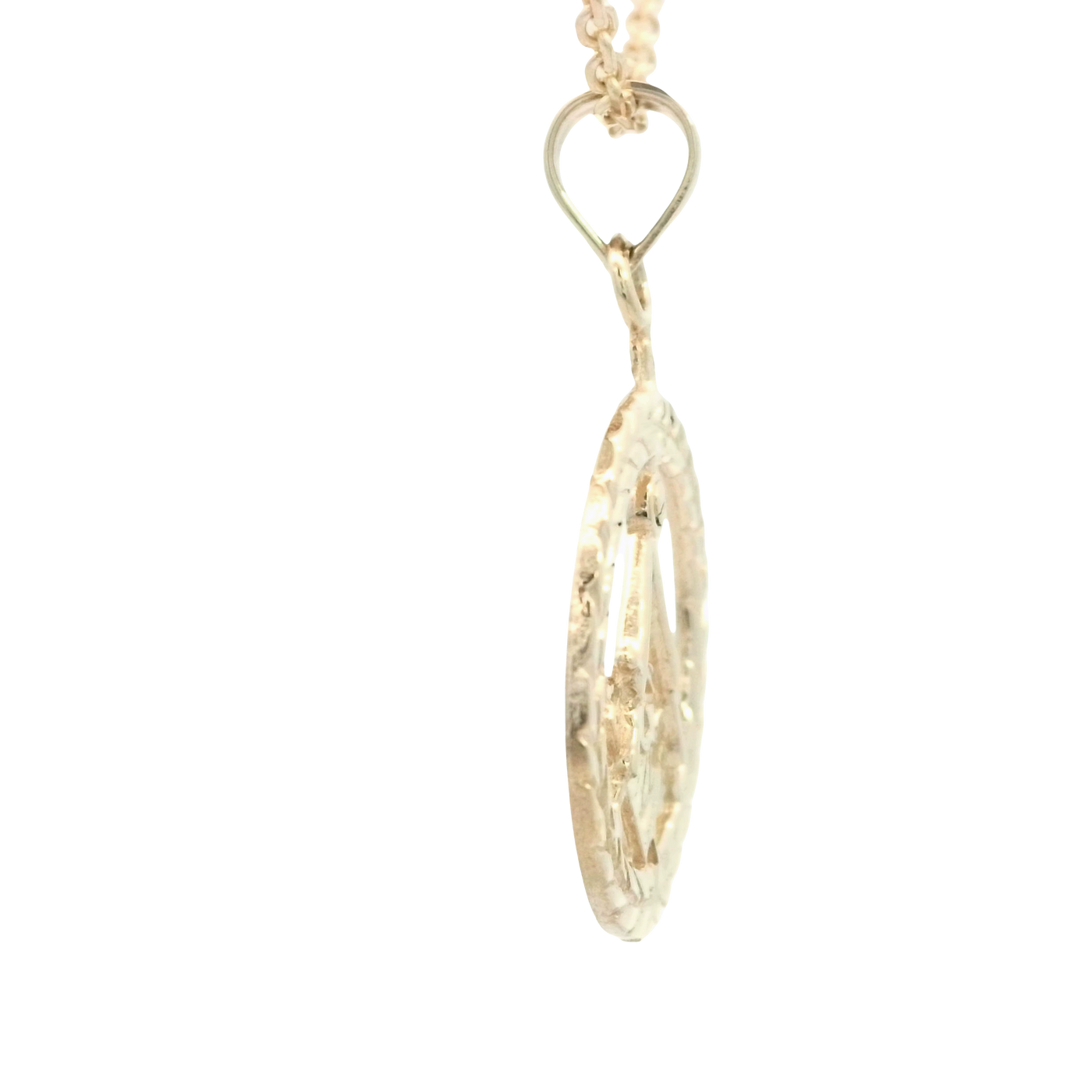 PENDANT 14KP MASON ROUND