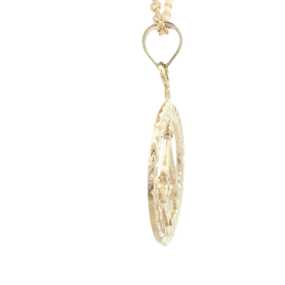 PENDANT 14KP MASON ROUND