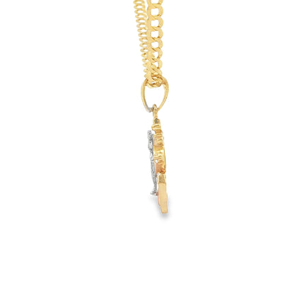 14KP 3.4G JESUS ANCHOR 3GOLD