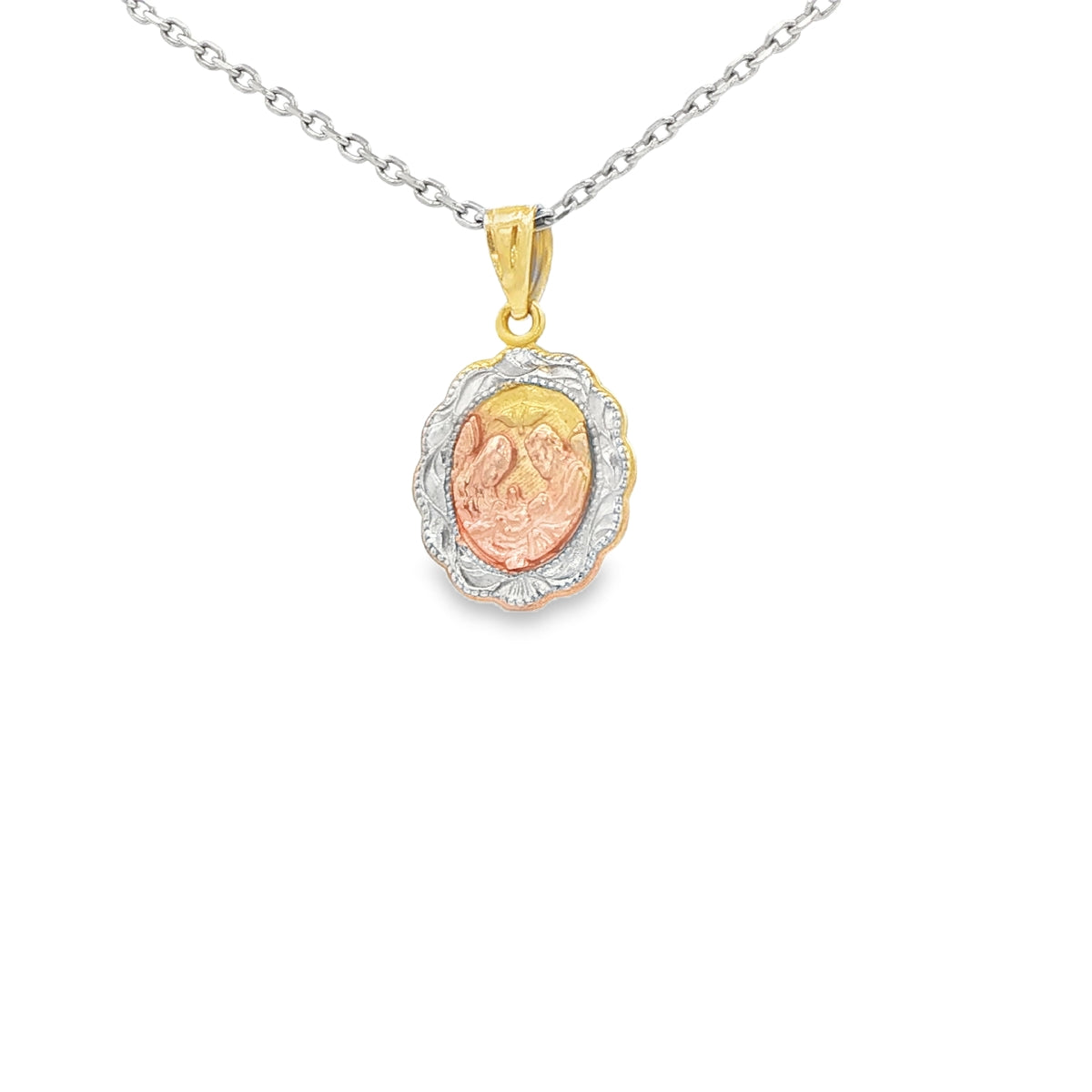 14K PENDENT BAPTISM MEDAL