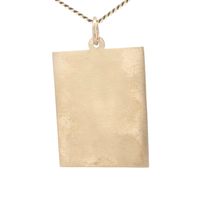 14 KARAT CHARM WEIGHT: 20.0 : ACE OF SPADES CARD