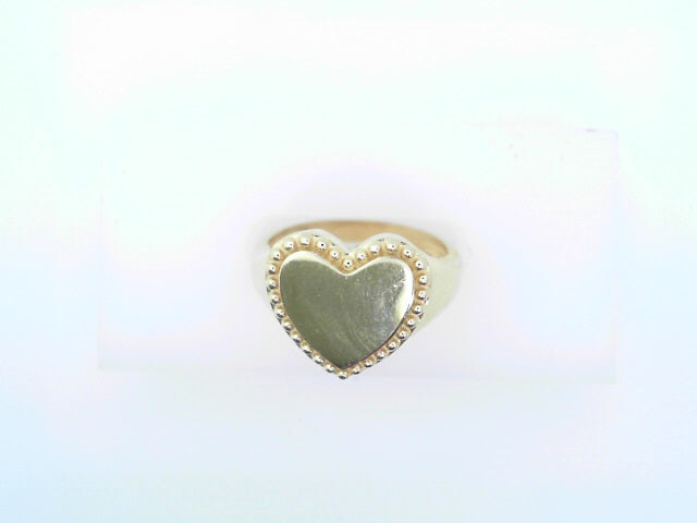 14 KARAT RING SIZE 7.25 WEIGHT: 5.2G
SIGNET HEART