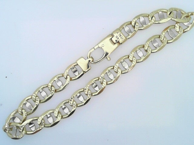 14 KARAT MARINER BRACELET LENGTH 8 WEIGHT: 22.2G :