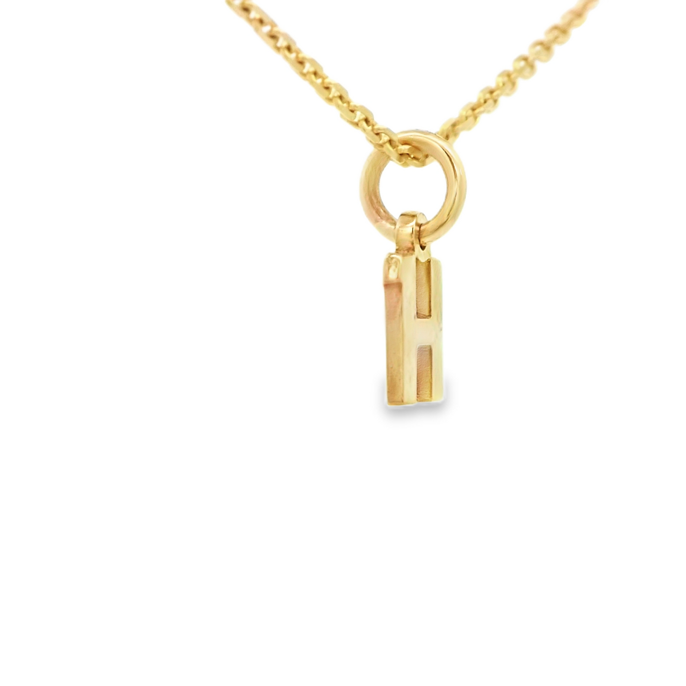 PENDANT 14K LETTER H