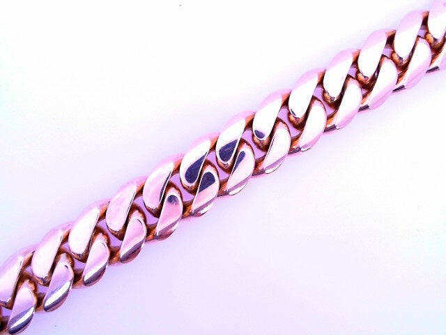 14 KARAT CUBAN MIAMI BRACELET LENGTH 7 WEIGHT: 63.