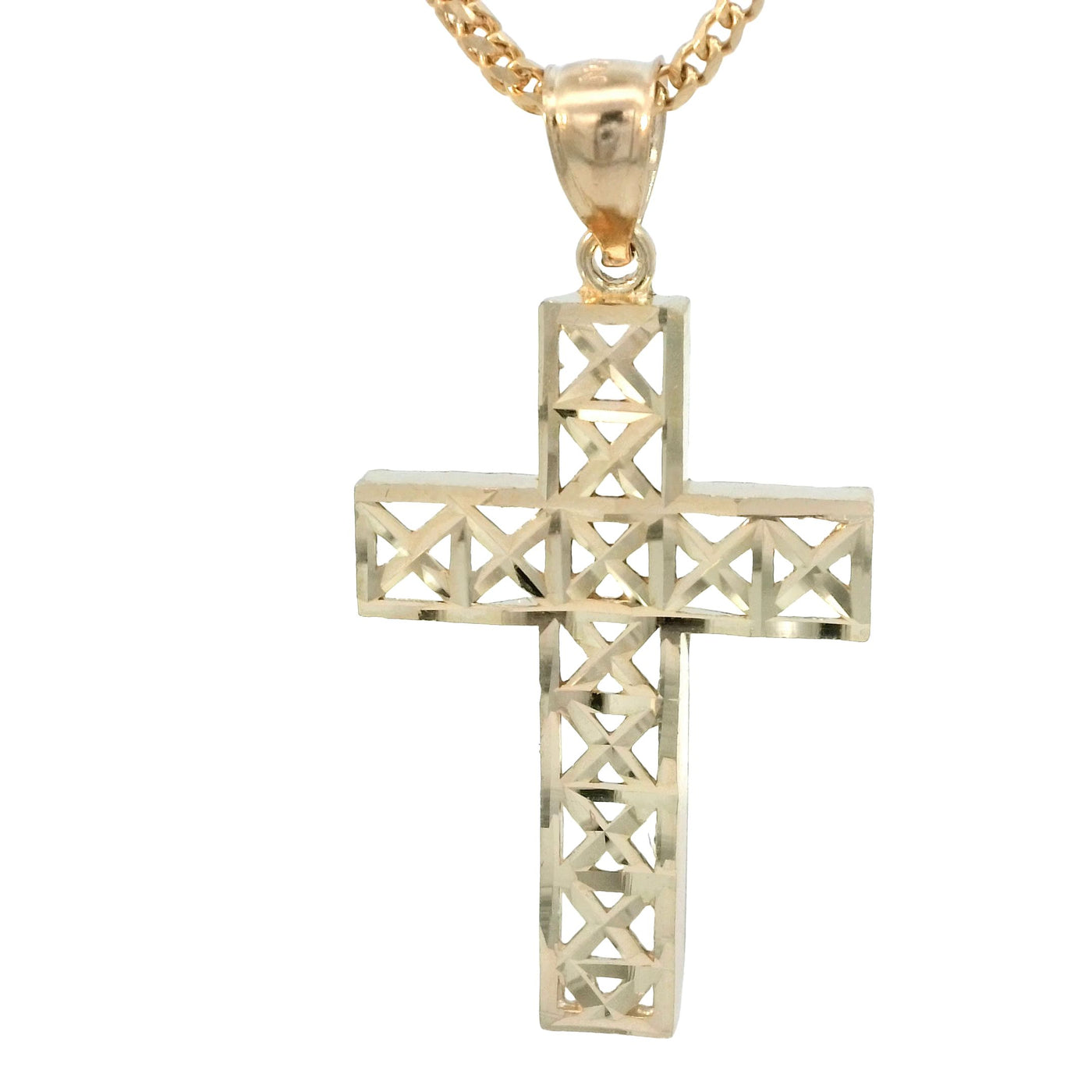 PENDANT 14 KARAT WEIGHT: 2.0G CROSS DC