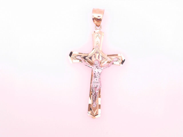 14 KARAT DIAMOND CUT CHARM WEIGHT: 4.2G : JESUS 2