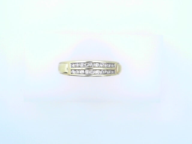 14KR Diamond Band 3.4g 0.30ct #7.5