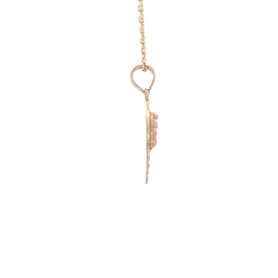 PENDANT 14K 3TONE 15 MILAGROSA